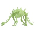 VT050Glow-in-the-Dark Stegosaurus Skeleton (26cm x 11.5cm)